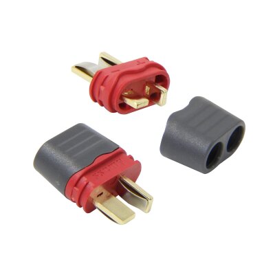 Hochstromstecker/Buchse T-Dean vergoldet Grip mit...
