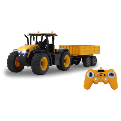 JCB Fastrac Traktor mit Kippanhänger 1:24 2,4GHz