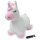 Hüpftier Einhorn mit Plüschbezug und Pumpe