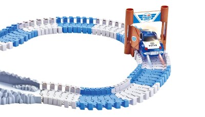 Magic Traxx Polizei Strecke 139-teilig mit Polizeifahrzeug