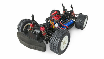 DR1.6 Drag Racer brushless 4WD 1:16 RTR dunkelgrau