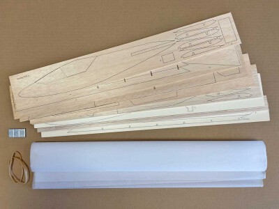 Wurfgleiter Balsa Quicky Kit Fox / 1000 mm