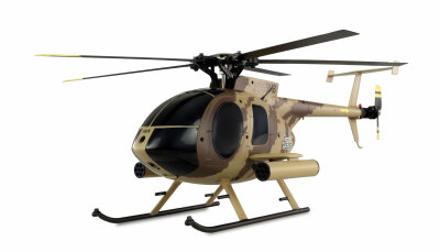 AFX MD500E Militär brushless 4-Kanal 325mm Helikopter 6G RTF braun