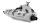 Black Turbo Militärboot mit Jetantrieb 420mm RTR camouflage-grau