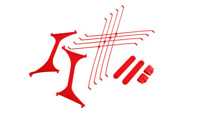 Tragflächenstreben Set Beech D17S rot