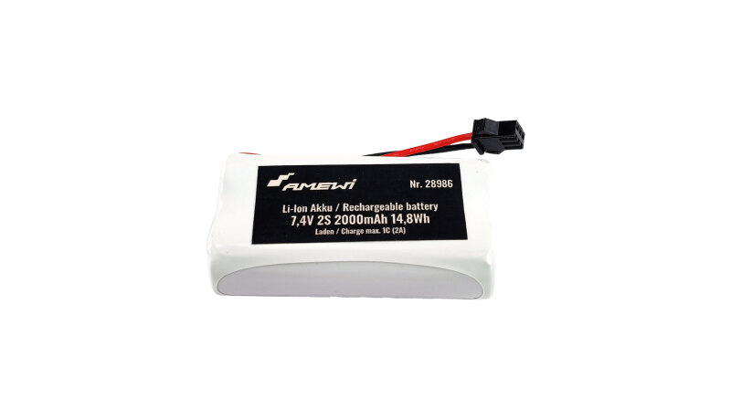 Li-Ion Akku 2S 7,4V 2000mAh HBX 3-Pin