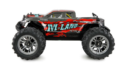 M-Land Monstertruck 48km/h 4WD 1:16 RTR rot