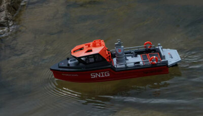 Rettungsboot brushless Jetantrieb 320mm RTR schwarz/rot