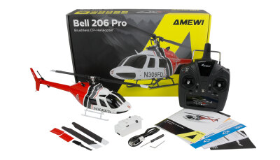 Bell 206 PRO brushless CP-Helikopter 6-Kanal 6G RTF