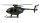 Hughes MD500 Helikopter Militär 4-Kanal 6G RTF grau
