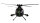 Hughes MD500 Helikopter Militär 4-Kanal 6G RTF grau