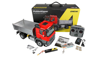 Mercedes-Benz Arocs Muldenkipper 4x4 1:14 RTR rot