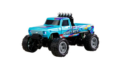 RC-Monstertruck Die Cast 1:64 RTR blau