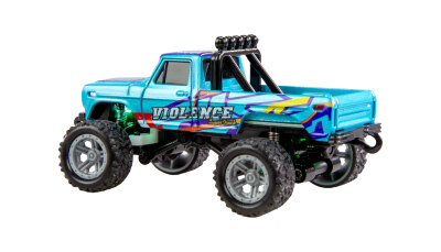 RC-Monstertruck Die Cast 1:64 RTR blau
