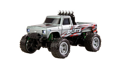 RC-Monstertruck Die Cast 1:64 RTR grau