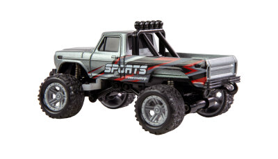 RC-Monstertruck Die Cast 1:64 RTR grau