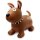Hüpftier Dog Brown mit Pumpe