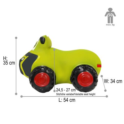 Claas Hüpftraktor mit Pumpe
