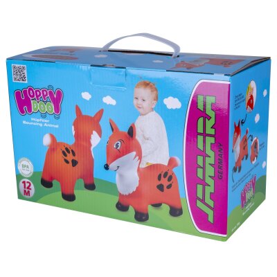 Hüpftier Fuchs mit Pumpe