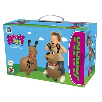 Hüpftier Dog Molly mit Pumpe