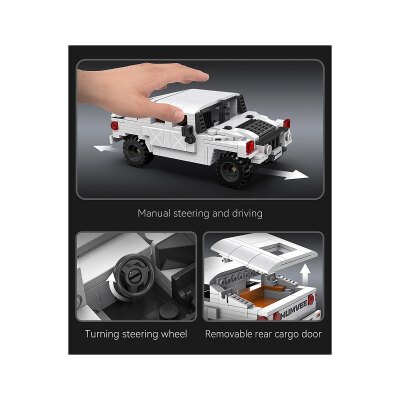CaDA Set C55022W Humvee 1:24 weiß Bricks