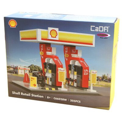 CaDA Set C66028W Shell Tankstelle Bricks