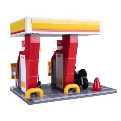 CaDA Set C66028W Shell Tankstelle Bricks