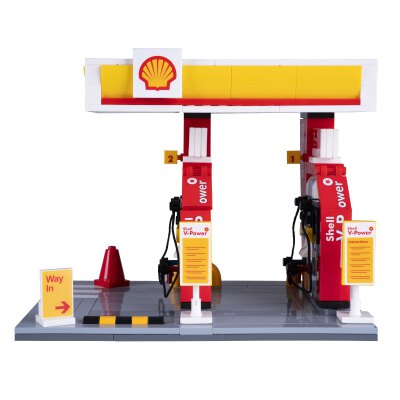 CaDA Set C66028W Shell Tankstelle Bricks