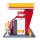 CaDA Set C66028W Shell Tankstelle Bricks