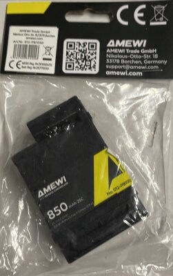 LiPo Akku 2S 7,4V 850mAh MTX20
