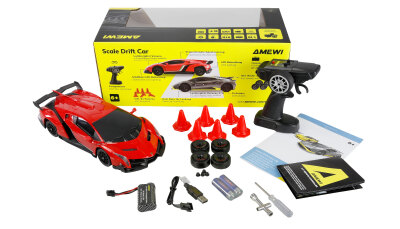 Lamborghini Veneno Drift Car 1:18 RTR rot