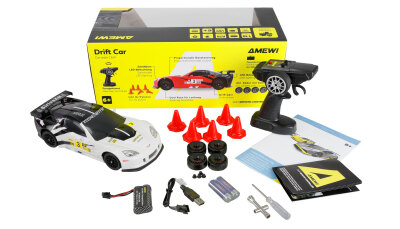 Corvette C6.R Drift Car 1:18 RTR weiß