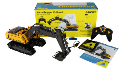 Kettenbagger mit Metallschaufel 16-Kanal 1:18 RTR