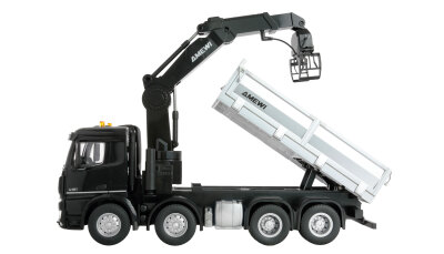 Mercedes-Benz Arocs Kranwagen mit Kipper 8x4/4 4WD 1:18 RTR