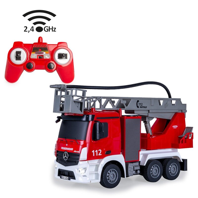 Feuerwehr Drehleiter Mercedes -Benz Antos 1:26 2,4GHz mit Spritzfunktion