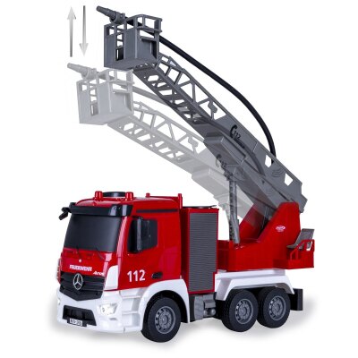 Feuerwehr Drehleiter Mercedes -Benz Antos 1:26 2,4GHz mit Spritzfunktion