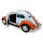 Volkwagen Classical Beetle 1967 Diecast 1:28 hellblau inkl. Knopfzellen