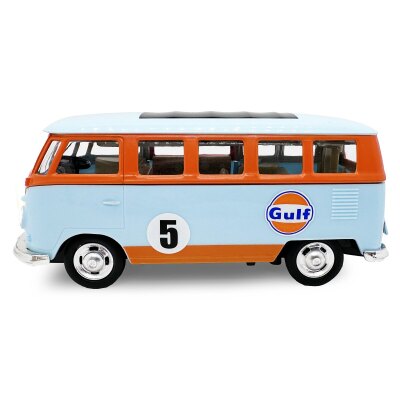 Volkwagen T1 Diecast 1:30 hellblau inkl. Knopfzellen