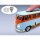 Volkwagen T1 Diecast 1:30 hellblau inkl. Knopfzellen
