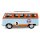 Volkwagen T1 Diecast 1:30 hellblau inkl. Knopfzellen