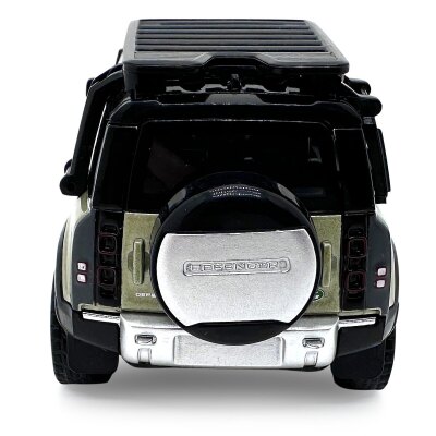 Land Rover Defender 110 Diecast 1:43 grün 2in1