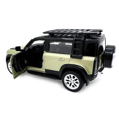 Land Rover Defender 110 Diecast 1:43 grün 2in1