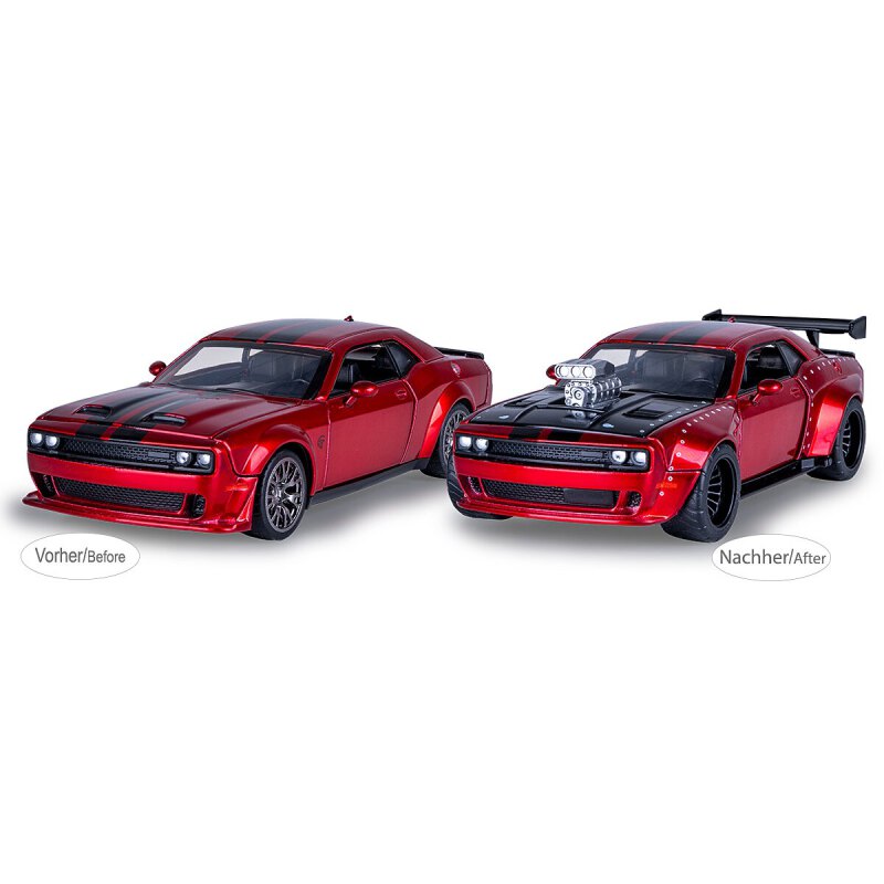 Dodge Challenger SRT Jailbreak Diecast 1:36 rot 2in1