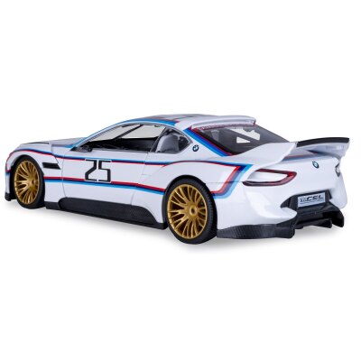BMW 3.0 CSL Hommage R Diecast 1:24 weiß inkl. Knopfzellen