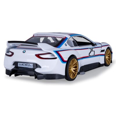 BMW 3.0 CSL Hommage R Diecast 1:24 weiß inkl. Knopfzellen