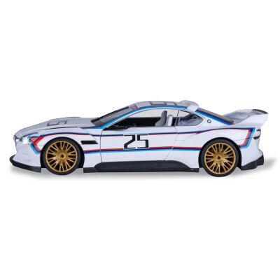 BMW 3.0 CSL Hommage R Diecast 1:24 weiß inkl. Knopfzellen
