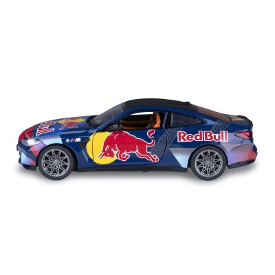 BMW M4 Diecast 1:24 blau inkl. Knopfzellen