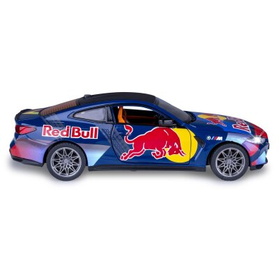 BMW M4 Diecast 1:24 blau inkl. Knopfzellen