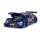 BMW M4 DTM Diecast 1:24 blau inkl. Knopfzellen