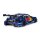 BMW M4 DTM Diecast 1:24 blau inkl. Knopfzellen